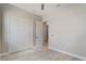 The bedroom includes a large closet and hard surface floors at 223 Australian Dr, Rotonda West, FL 33947