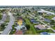 Community aerial showcasing home's location within a residential area, street layout, and neighborhood features at 2442 Rio De Janeiro Ave, Punta Gorda, FL 33983