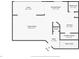 Floor plan shows living room, lanai, bathroom, dining room, kitchen, laundry room, foyer, and stairs at 2486 Caring Way # 14A, Port Charlotte, FL 33952