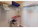Well-organized closet with shelves and hanging space for storage of various items at 26333 Nadir Rd # 111, Punta Gorda, FL 33983