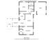 Detailed floor plan showcasing the layout of the home, including the living room, bedrooms, and kitchen at 315 Holly Rd, Venice, FL 34293