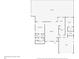 Floorplan for 336 Waterside St, Pt Charlotte, FL 33954 featuring primary bedroom, living room, kitchen, and garage at 336 Waterside St, Port Charlotte, FL 33954