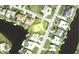 An aerial view that reveals the property's prime waterfront location with boat dock and community access at 3398 Tripoli Blvd, Punta Gorda, FL 33950
