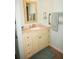 Bathroom featuring a vanity with storage and a framed mirror at 3398 Tripoli Blvd, Punta Gorda, FL 33950