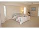 Spacious main bedroom with plantation shutters and neutral colored walls at 3398 Tripoli Blvd, Punta Gorda, FL 33950