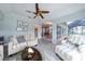 Bright living room offering seamless access to outdoor entertainment area at 4216 Bur St, Port Charlotte, FL 33948