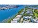 Waterfront community with a harbor, rows of townhomes, and boat access at 936 Hemingway Cir, Tampa, FL 33602