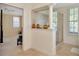 Open bathroom layout showing a walk-in shower next to bedroom at 936 Hemingway Cir, Tampa, FL 33602