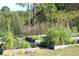 Community garden plots with raised garden beds and lush greenery at 1470 Hyssop Loop, North Port, FL 34289