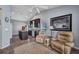 Open-concept space with a kitchen featuring an island, and a casual seating area at 1876 Birmingham Blvd, Punta Gorda, FL 33980