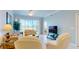 Cozy living room with neutral tones, comfortable seating, and bright windows offering picturesque outdoor views at 2002 Bal Harbor Blvd # 1712, Punta Gorda, FL 33950