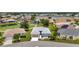Aerial view of a well-maintained single-story home in a peaceful neighborhood at 24312 Westgate Blvd, Port Charlotte, FL 33980