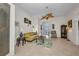 Comfortable living room features neutral tile, archways, and stylish furniture at 24312 Westgate Blvd, Port Charlotte, FL 33980