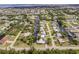 Expansive aerial view showcases waterfront community with canal access for boaters and residents at 3129 Buttonwood Pl, Punta Gorda, FL 33950