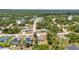 Capture the essence of community in this aerial shot, featuring tidy homes, lush trees, and quiet streets at 3799 Laredo Ave, North Port, FL 34288