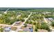 An aerial photograph capturing a vibrant neighborhood, full of lush trees, offering a serene and inviting atmosphere at 3799 Laredo Ave, North Port, FL 34288