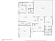 Detailed floor plan showcasing the layout of the house, including room dimensions and overall design at 4055 Alwick Ln, North Port, FL 34287