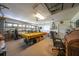 Spacious garage featuring ample storage, shelving, and a large open area at 4055 Alwick Ln, North Port, FL 34287