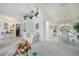 Inviting living room flows into the dining area at 4055 Alwick Ln, North Port, FL 34287