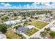 Stunning aerial view capturing the layout of the neighborhood and surrounding greenery, showcasing the property at 416 Allen St, Punta Gorda, FL 33950