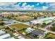 Expansive aerial view of the property and neighborhood, highlighting community amenities and surroundings under a bright sky at 416 Allen St, Punta Gorda, FL 33950