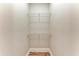 Small walk-in closet with wire shelving at 4380 Maddock Cir, North Port, FL 34286