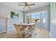 Charming dining area with bay window at 7183 Spinnaker Blvd, Englewood, FL 34224