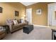 Comfortable living room features stylish seating, soft carpeting, and welcoming decor at 99 Vivante Blvd # 310, Punta Gorda, FL 33950