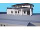Rear exterior featuring a covered patio and a deck with a black railing at 12299 Albrecht Ter, Port Charlotte, FL 33981