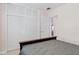 Bedroom featuring a bed and a closet with louvered doors at 125 Small Se St, Port Charlotte, FL 33952