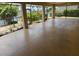 Waterfront patio enclosed by a screen at 1318 San Mateo Dr, Punta Gorda, FL 33950