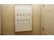 Humorous art on the wall near the door at 13256 Creekside Ln, Port Charlotte, FL 33953