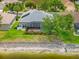 Backyard view of screened lanai, pool, and waterfront at 2747 Suncoast Lakes Blvd, Punta Gorda, FL 33980