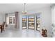 Bright breakfast nook featuring scenic water views and tile flooring at 3825 Barnegat Dr, Punta Gorda, FL 33950