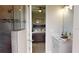 Bathroom sink and vanity with a peek through the doorway into a bedroom at 4426 Vasco St, Punta Gorda, FL 33950