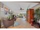 Open-concept living area with tile floors and plenty of natural light at 5600 Blackjack S Ct, Punta Gorda, FL 33982