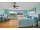 Charming main bedroom with natural light and a tranquil view at 5600 Blackjack S Ct, Punta Gorda, FL 33982