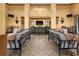 Relaxing lounge featuring comfortable couches, chairs and large TVs great for entertaining guests and residents at 99 Vivante Blvd # 303, Punta Gorda, FL 33950