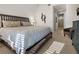 This bedroom offers great lighting and a neutral carpet at 99 Vivante Blvd # 303, Punta Gorda, FL 33950