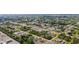 An aerial view showcases the home's location within a quiet and well-established residential neighborhood at 10229 Gulfstream Blvd, Englewood, FL 34224