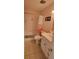 Bathroom with a shower/tub combo and a vanity with white cabinets and tile floor at 13366 Ballon Ave, Port Charlotte, FL 33981