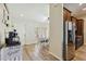 Bright breakfast nook featuring wood-look tile floors at 15104 Aldama Cir, Port Charlotte, FL 33981