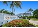 Welcoming entrance to The Preserve at Bal Harbor with lush landscaping and elegant signage at 2001 Bal Harbor Blvd # 2306, Punta Gorda, FL 33950