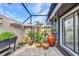 Landscaped patio featuring various potted plants, adding to the outdoor living space at 232 W Henry St, Punta Gorda, FL 33950