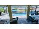 Enclosed patio with a pool view at 2399 Bendway Dr, Port Charlotte, FL 33948