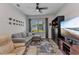 Cozy living room with comfortable seating and modern décor at 24358 Folkstone Ave, Punta Gorda, FL 33980