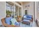 Relaxing screened-in patio with comfortable seating and an inviting outdoor ambiance at 24358 Folkstone Ave, Punta Gorda, FL 33980