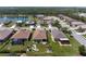 Aerial view of property highlighting the home's backyard and proximity to nearby amenities at 25008 Lalique Pl, Punta Gorda, FL 33950