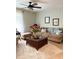 Cozy living room with comfortable seating, rug, and natural light at 25008 Lalique Pl, Punta Gorda, FL 33950