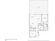 Detailed first-floor layout highlighting the kitchen, living spaces, and primary bedroom suite at 2515 Sherman Oak Dr, North Port, FL 34289